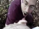 Bear Cub Blows a Load in His Mouth and Swallows