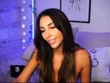 Perfect body big booty stocking babe teasing show