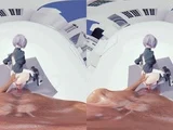 Two 3d cartoon cuties are ready for their bath