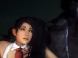 Foxy 3D Superwoman bounces up and down on a cock