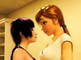 Huge Cock FUTA MILF on Busty Female