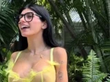 Mia Khalifa Outdoor Lingerie Try On Haul Onlyfans Video